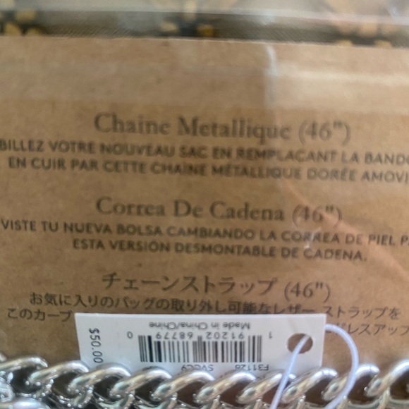 Coach 46” Crossbody Chain - Picture 2 of 4